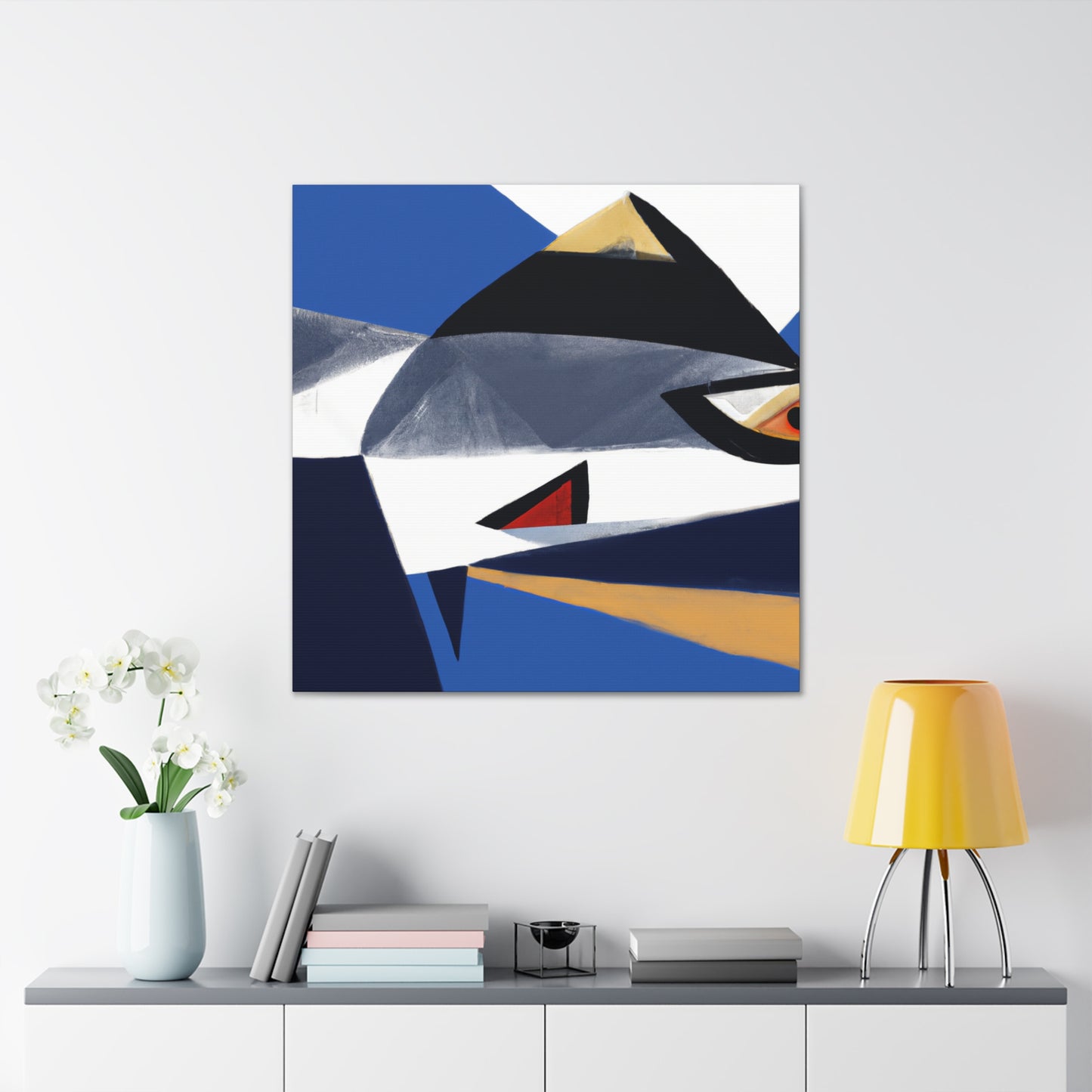 "Shark in Abstract Form" - Canvas