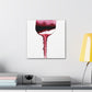 "Wine Glass Simplicity" - Canvas