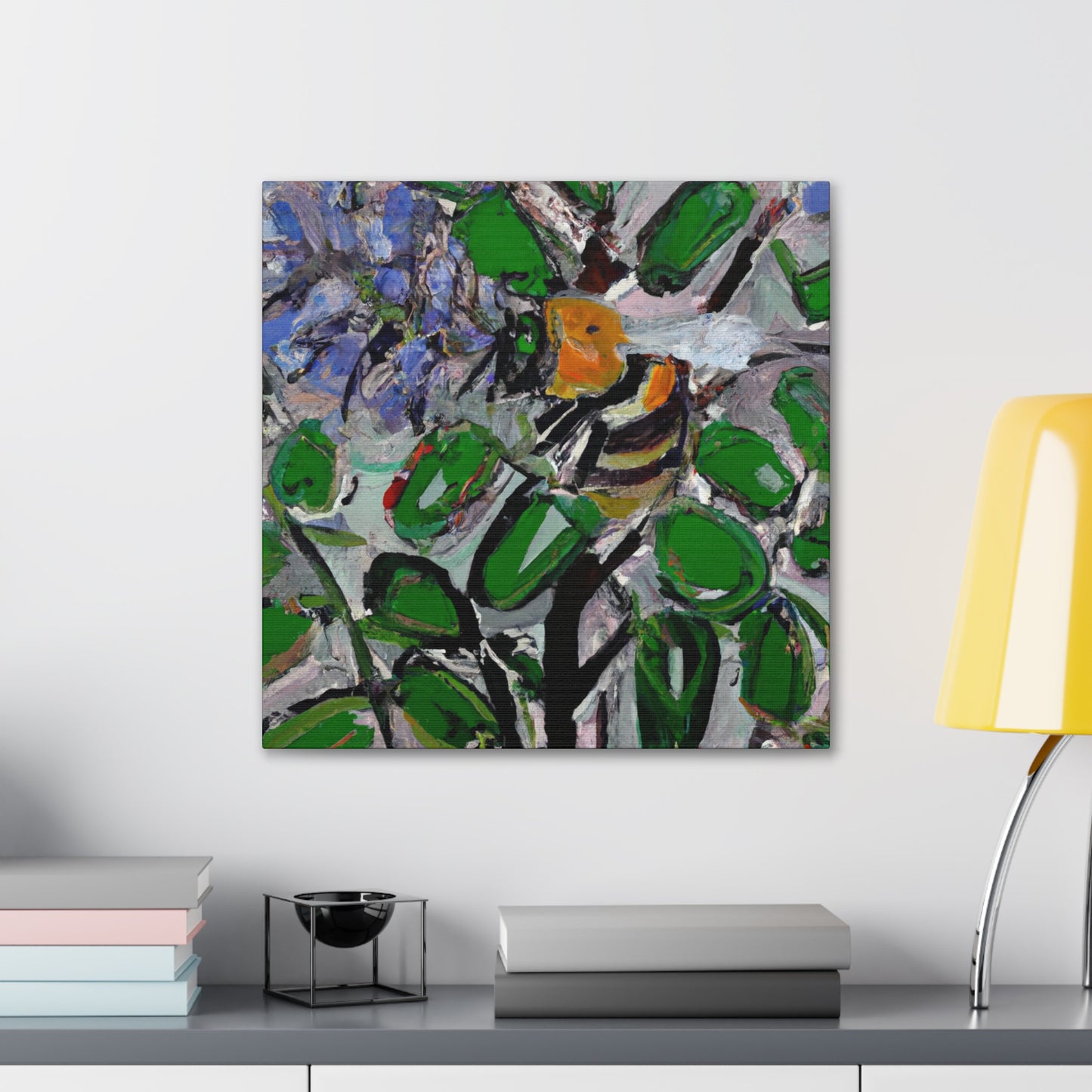 "Bumblebee Abstraction Dance" - Canvas