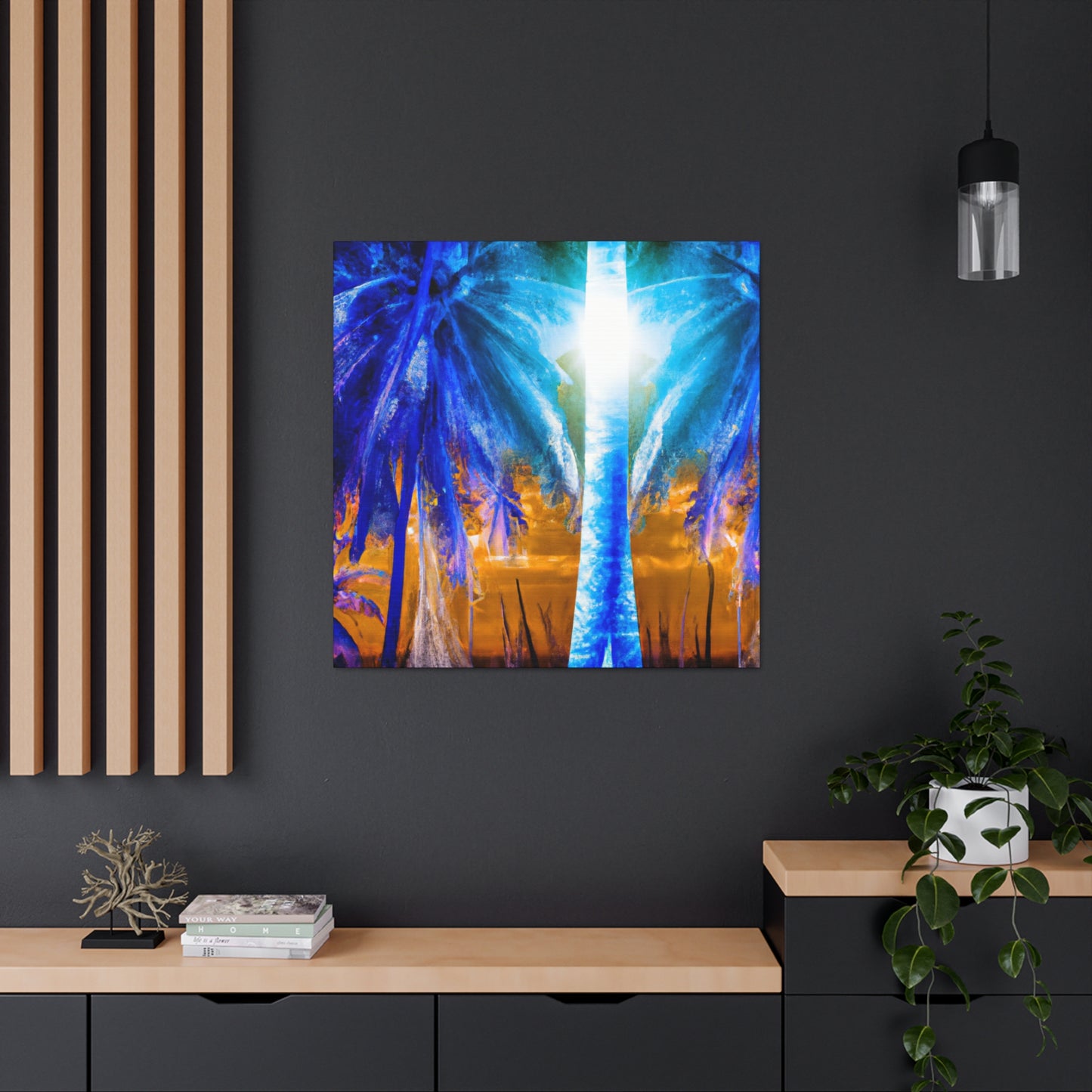 "Luminous Dreamscape Skies" - Canvas