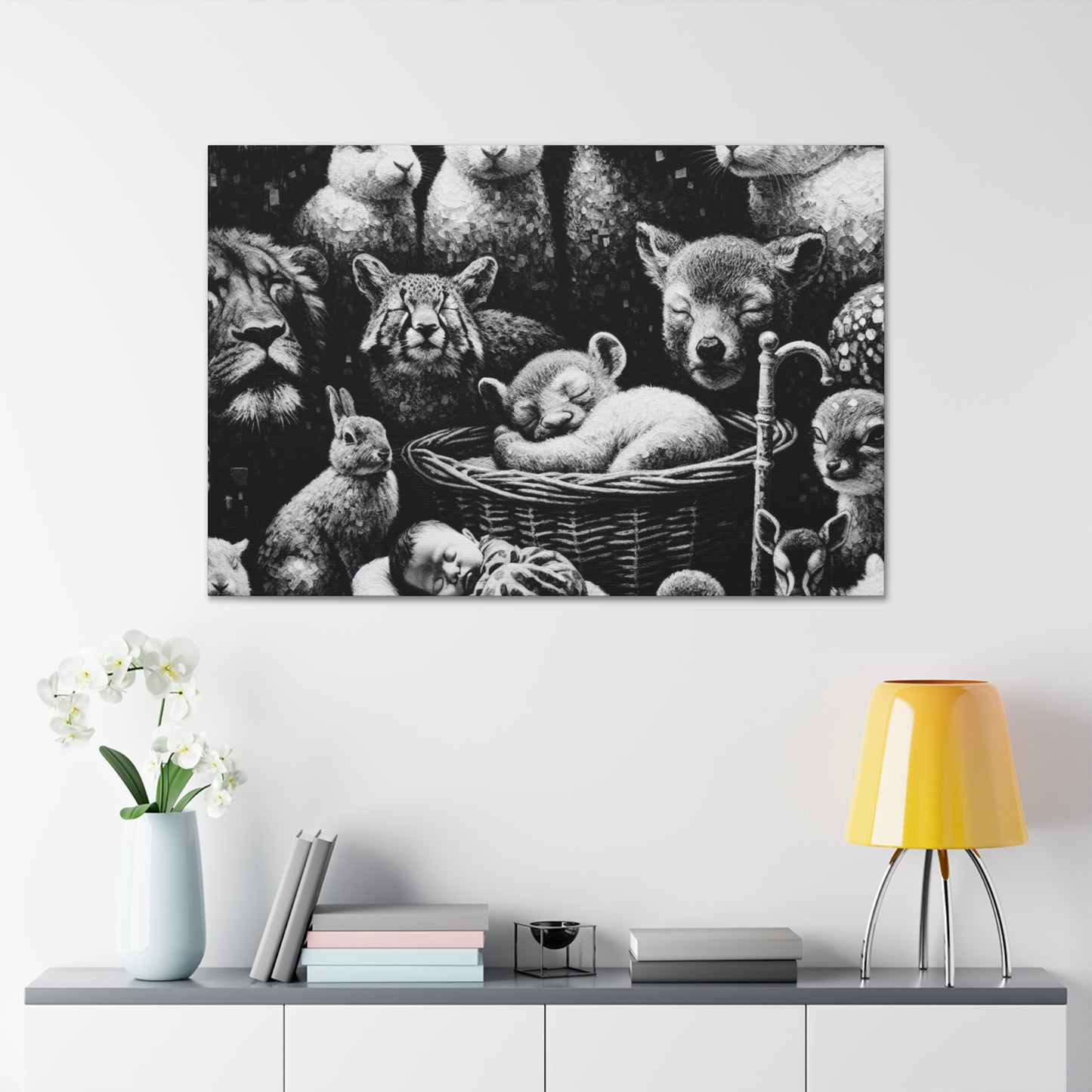 Dreaming Forest Creatures - Canvas