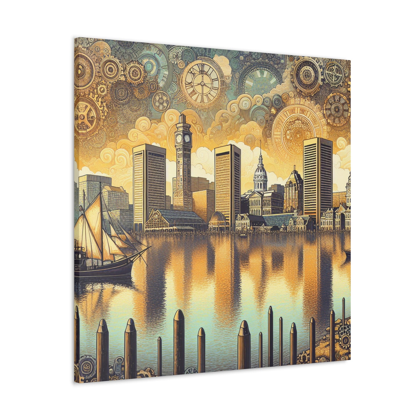 "Baltimore's Mechanical Timeframe" - Canvas