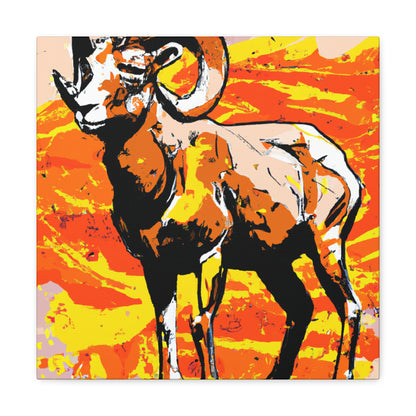 "Bighorn Majesty Majestic" - Canvas