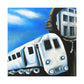 Train in the Clouds - Canvas