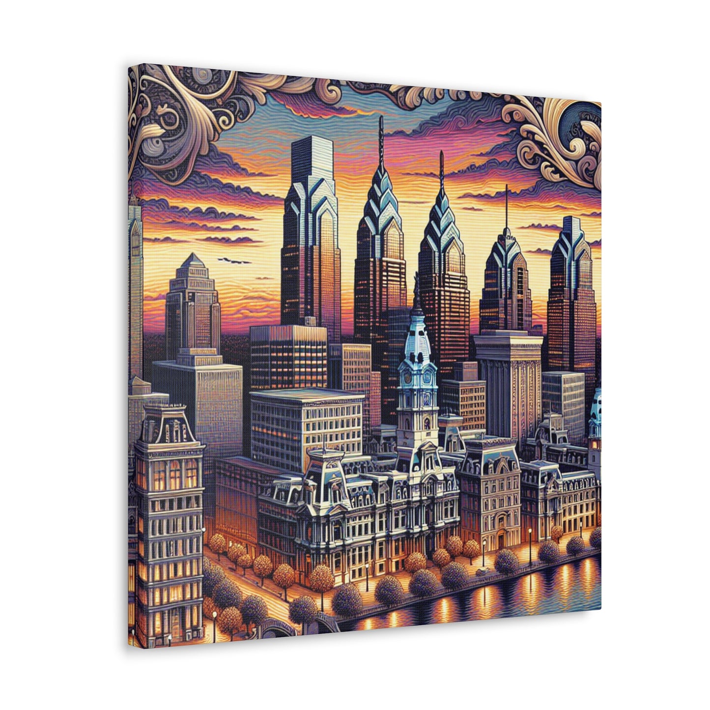 "Philly Dreamscape Unveiled" - Canvas