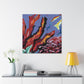 "Coral in Abstraction" - Canvas