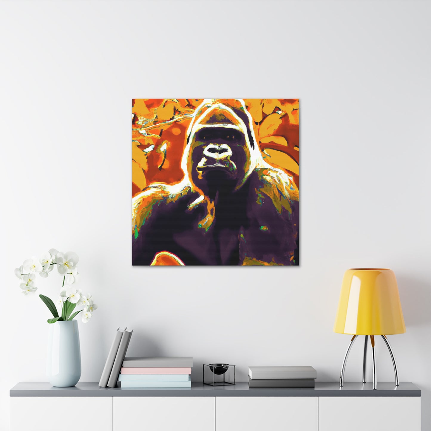 Gorilla in Technicolor - Canvas