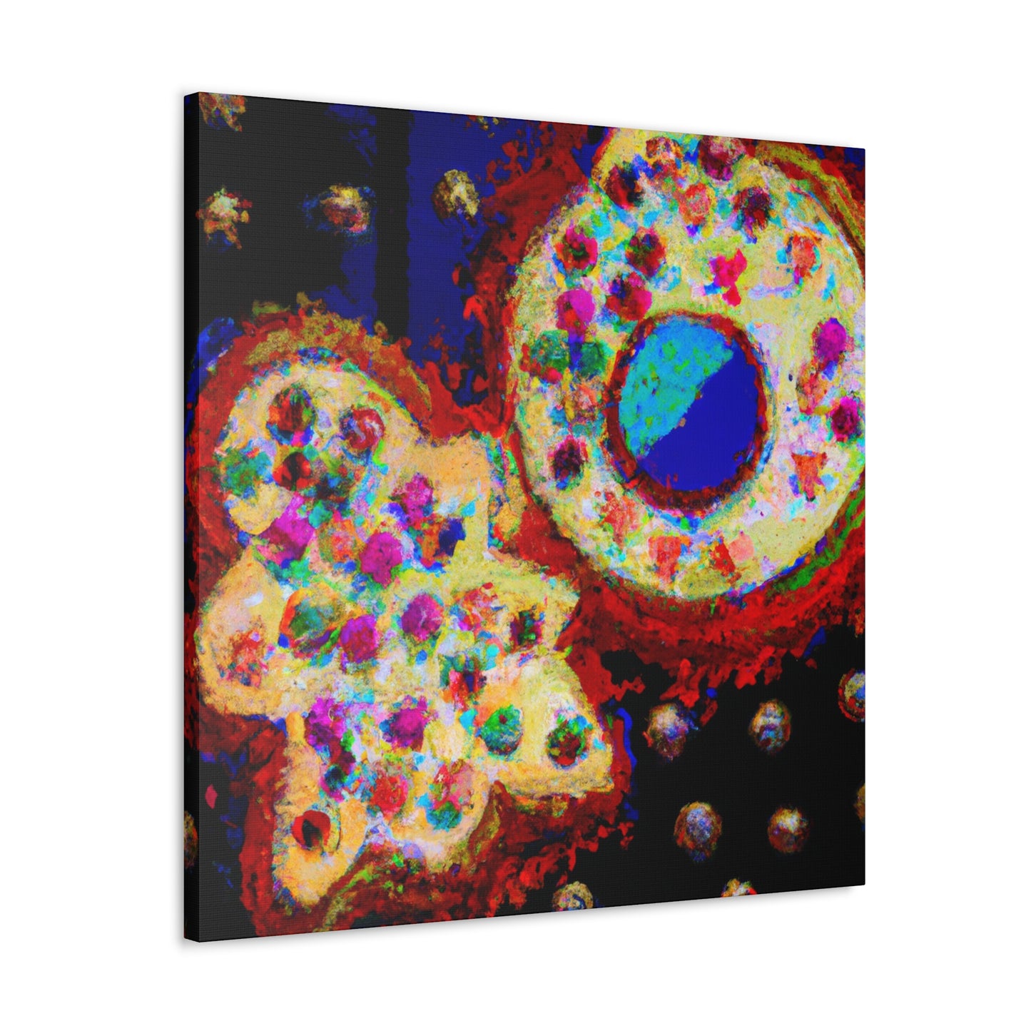 Cookies in Pointillism - Canvas