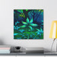 Leaf in Abstract Colors - Canvas