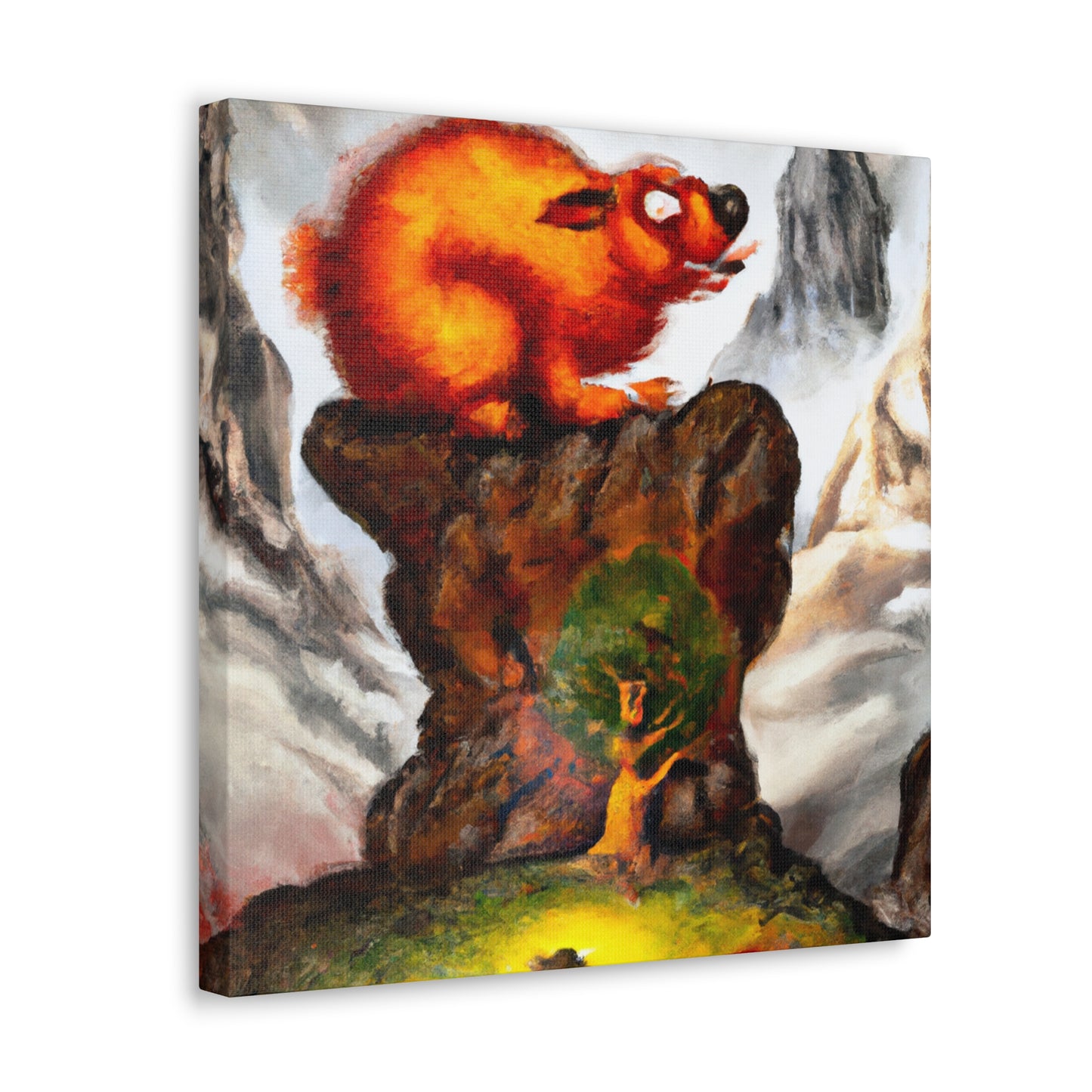 Marmot in Surrealism - Canvas