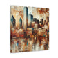 "Vibrant Urban Texan Impression" - Canvas