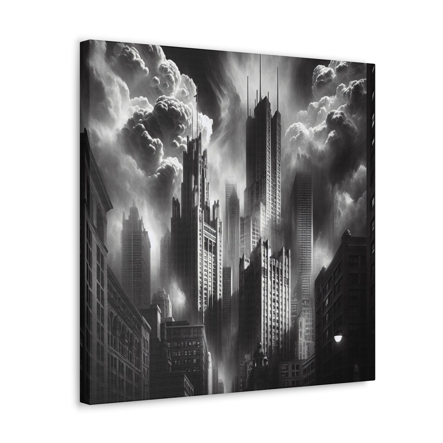 "Chaos in Concrete Jungle" - Canvas