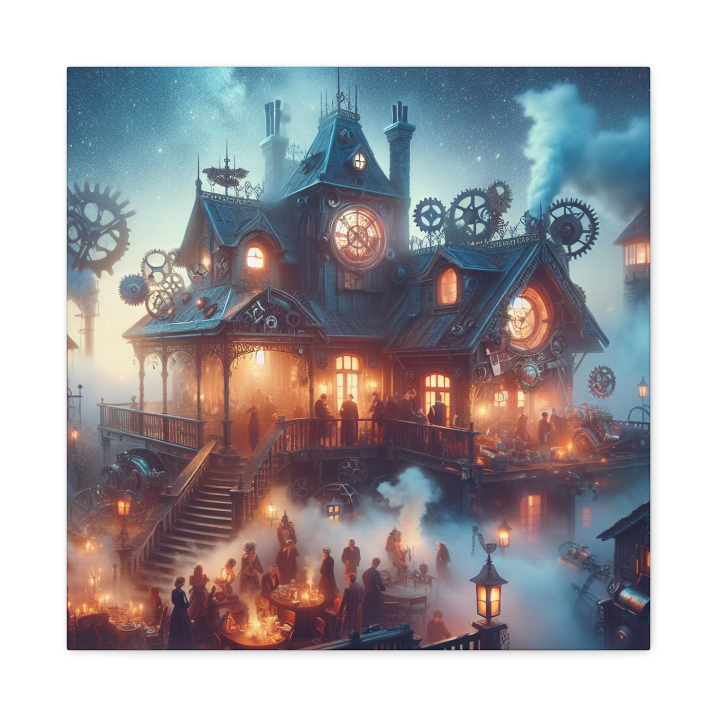 Ethereal Clockwork Soirée - Canvas