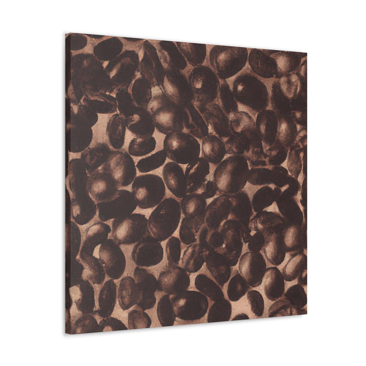 Coffee Beans in Color - Canvas