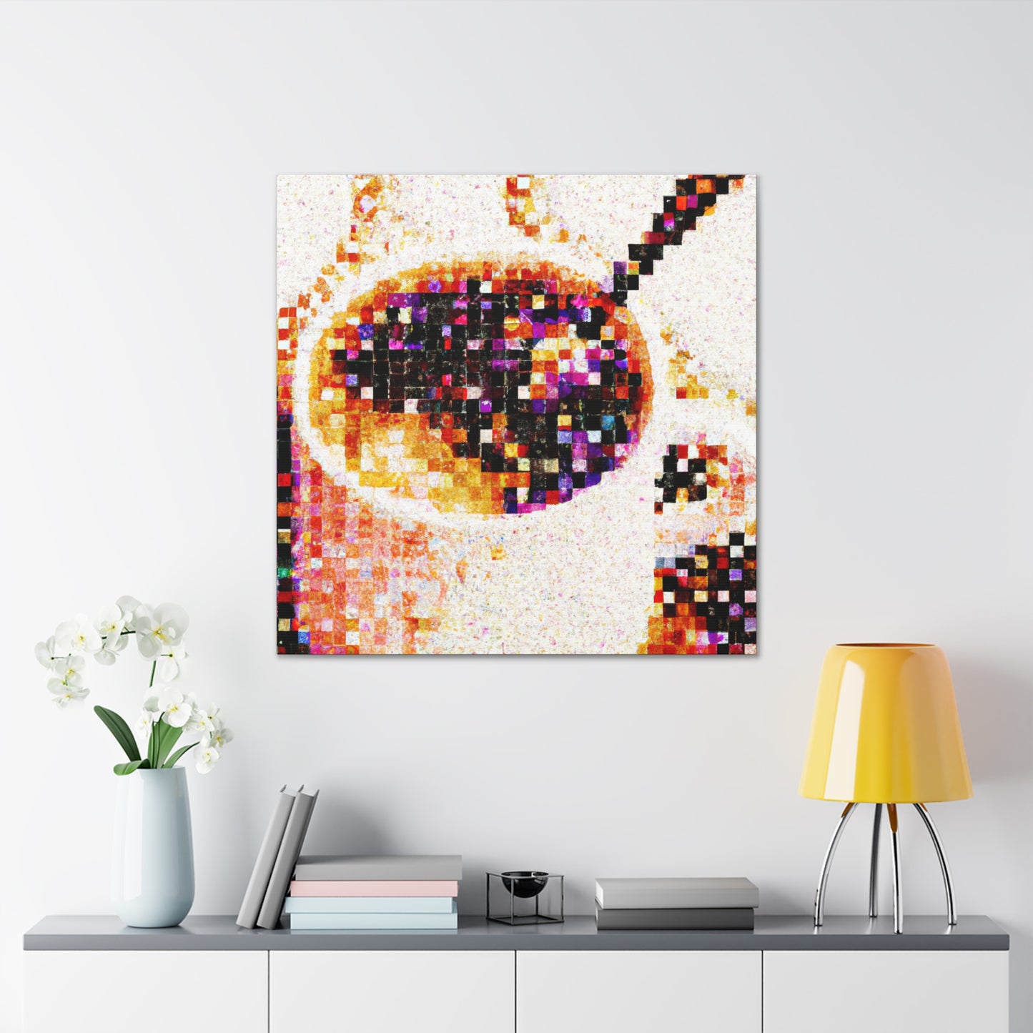 Cup's Subtle Aroma - Canvas