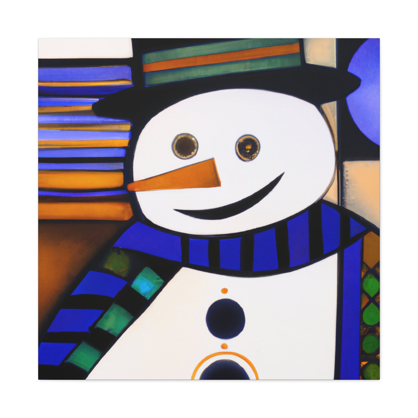 "Frosty Deco Frosting" - Canvas