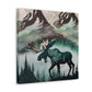 Moose Majestic Majesty - Canvas