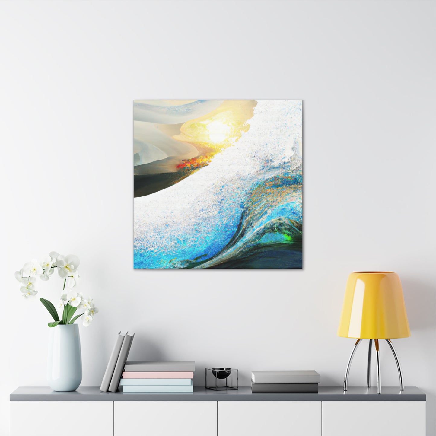 "Ocean Waver Harmony" - Canvas