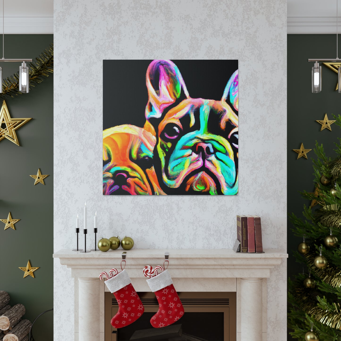 "French Bulldog Delightful!" - Canvas