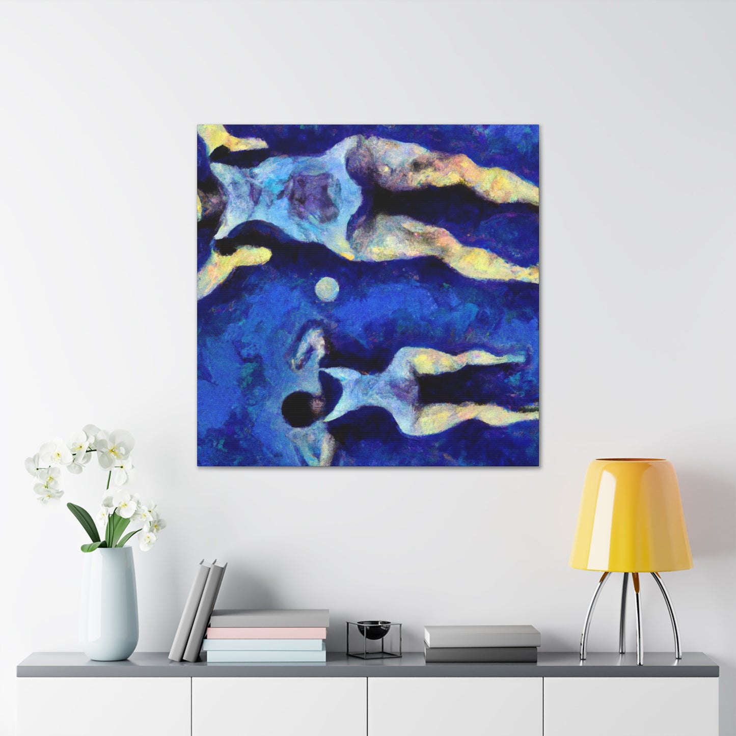 Swimmers in Flow State - Canvas