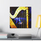 Harp Symphony in Blue - Canvas