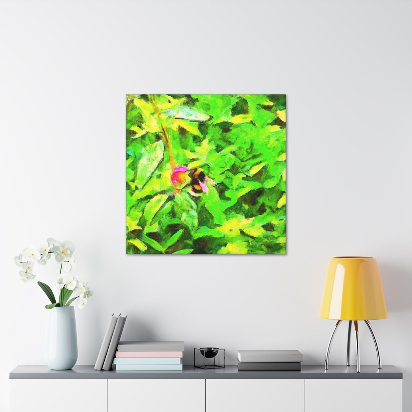 Bumblebee In Impressionism - Canvas