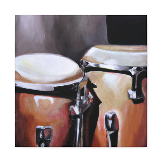 "Bongos in Hyperrealism" - Canvas