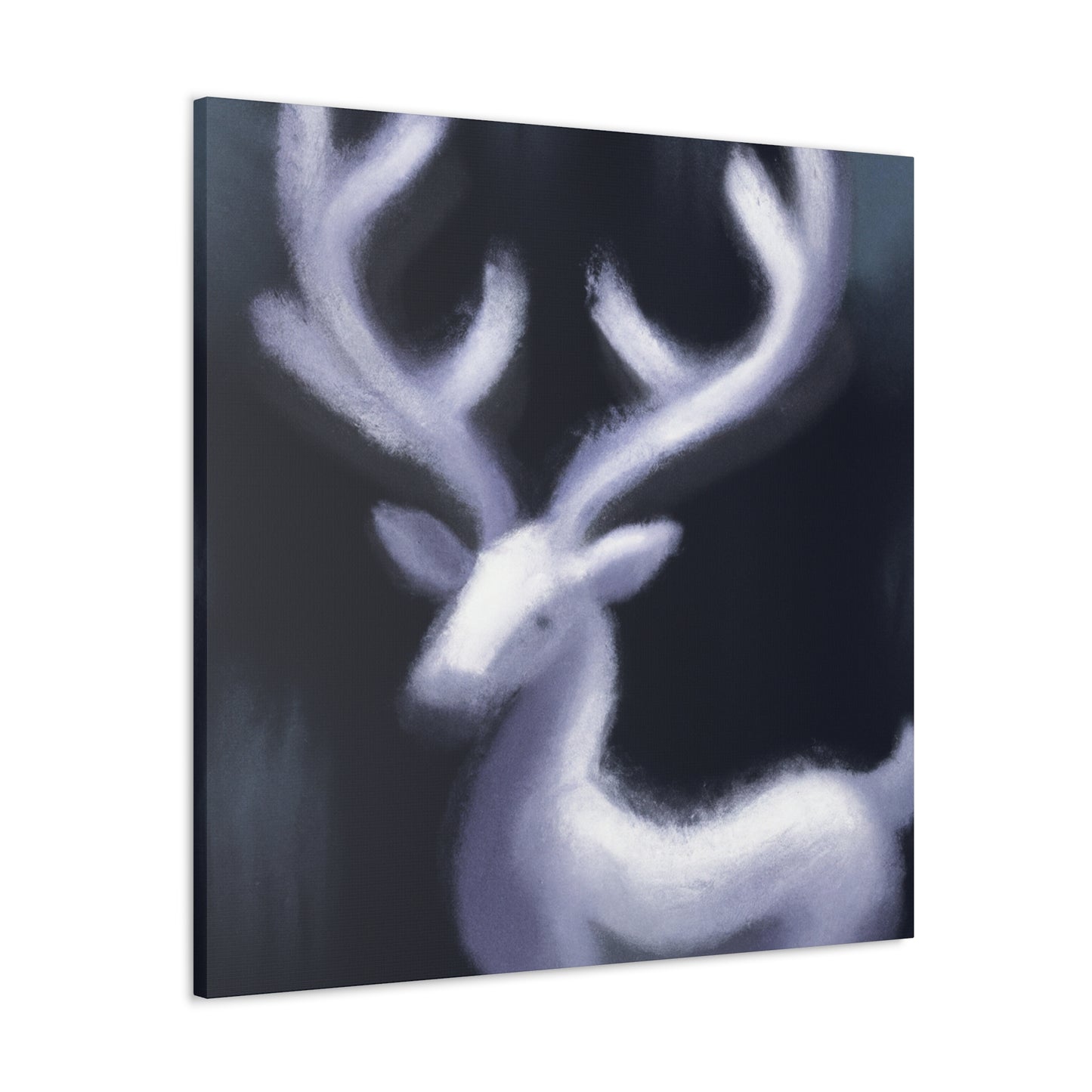 Reindeer Dusk Reflection - Canvas