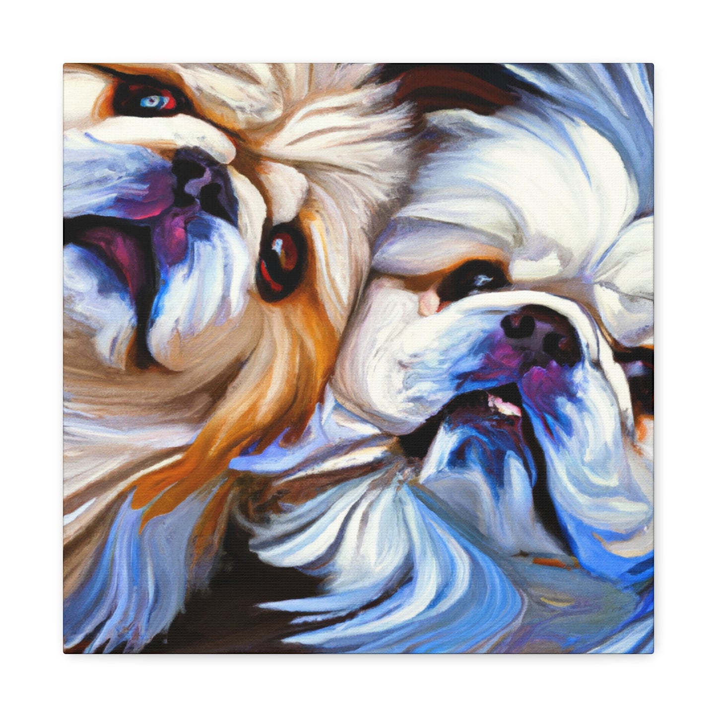 "Pekingese in Splendor" - Canvas