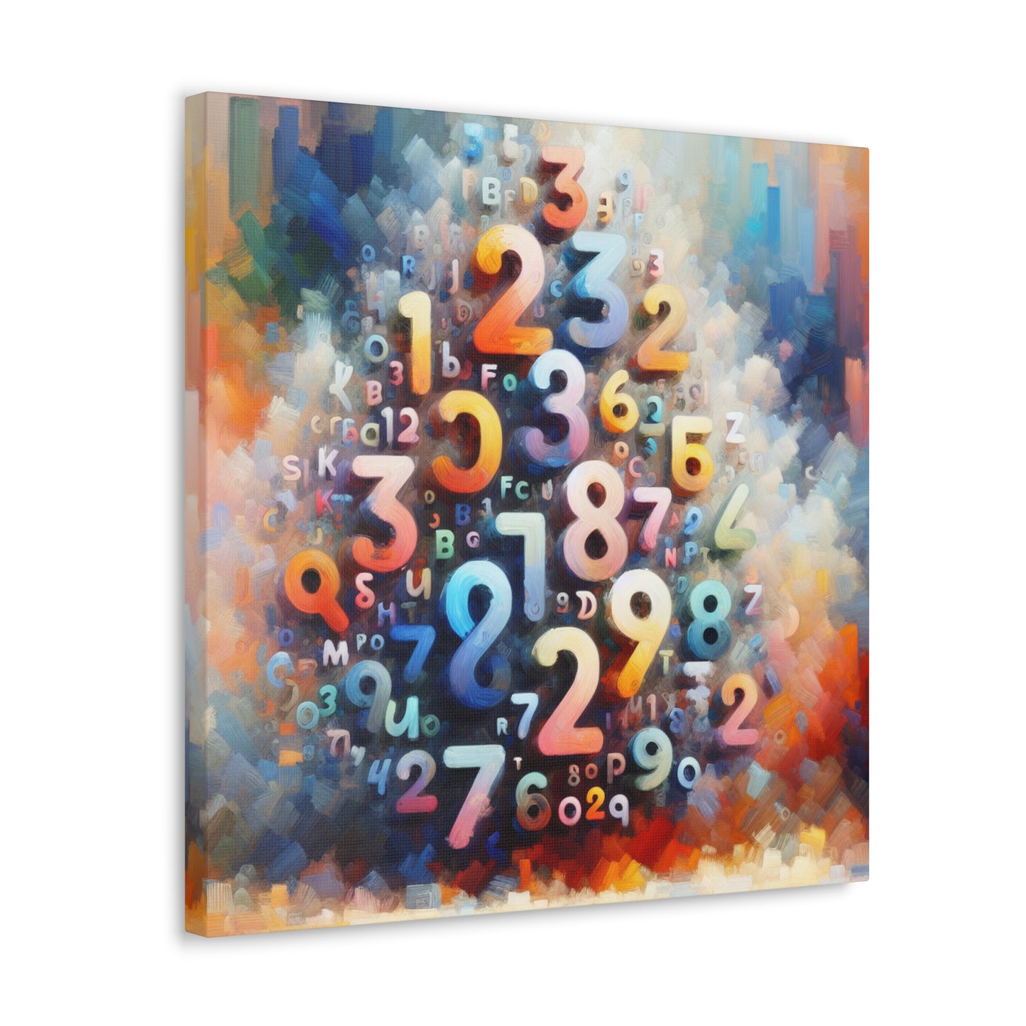 "Whimsical Language Delights" - Canvas