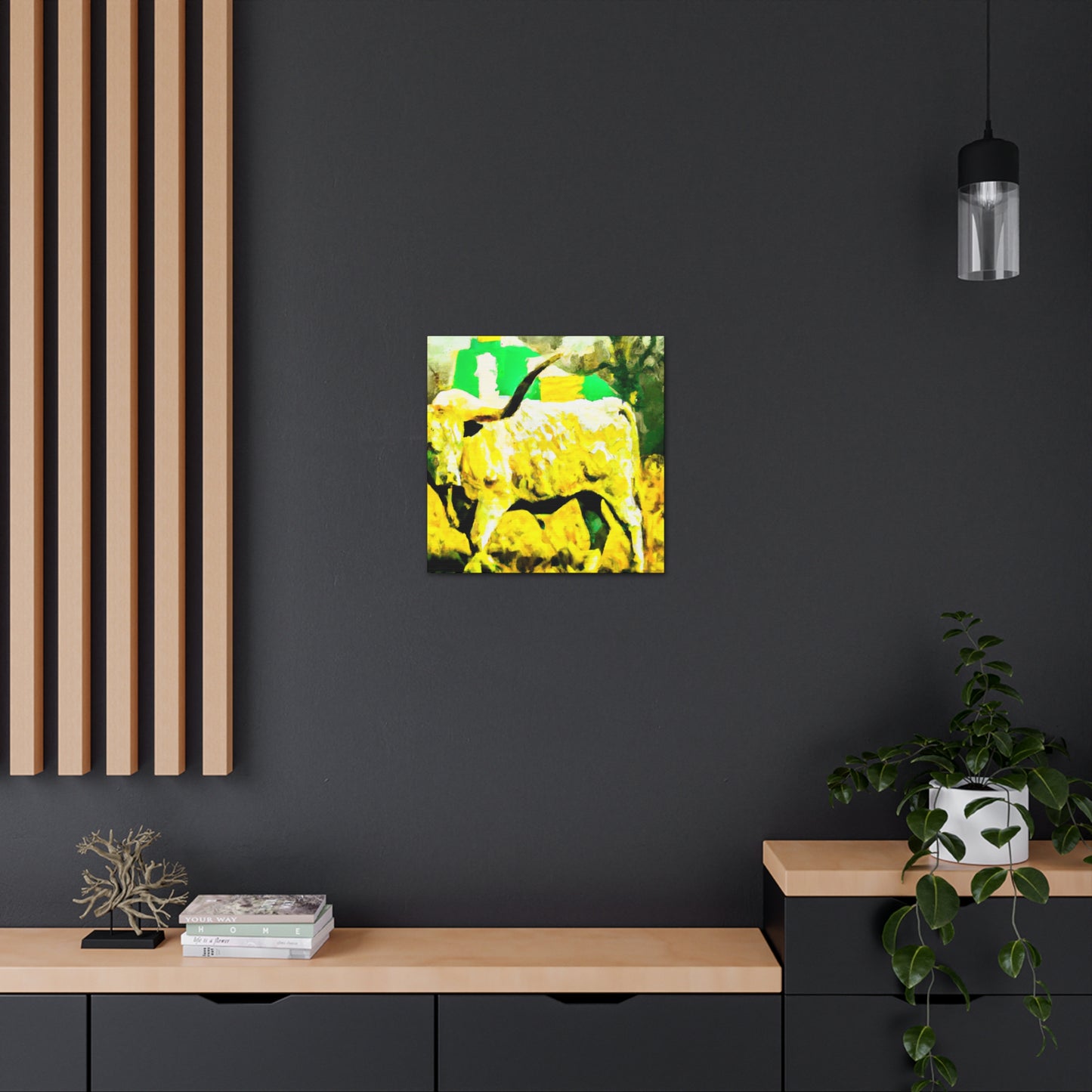 "Texas Longhorn Majesty" - Canvas