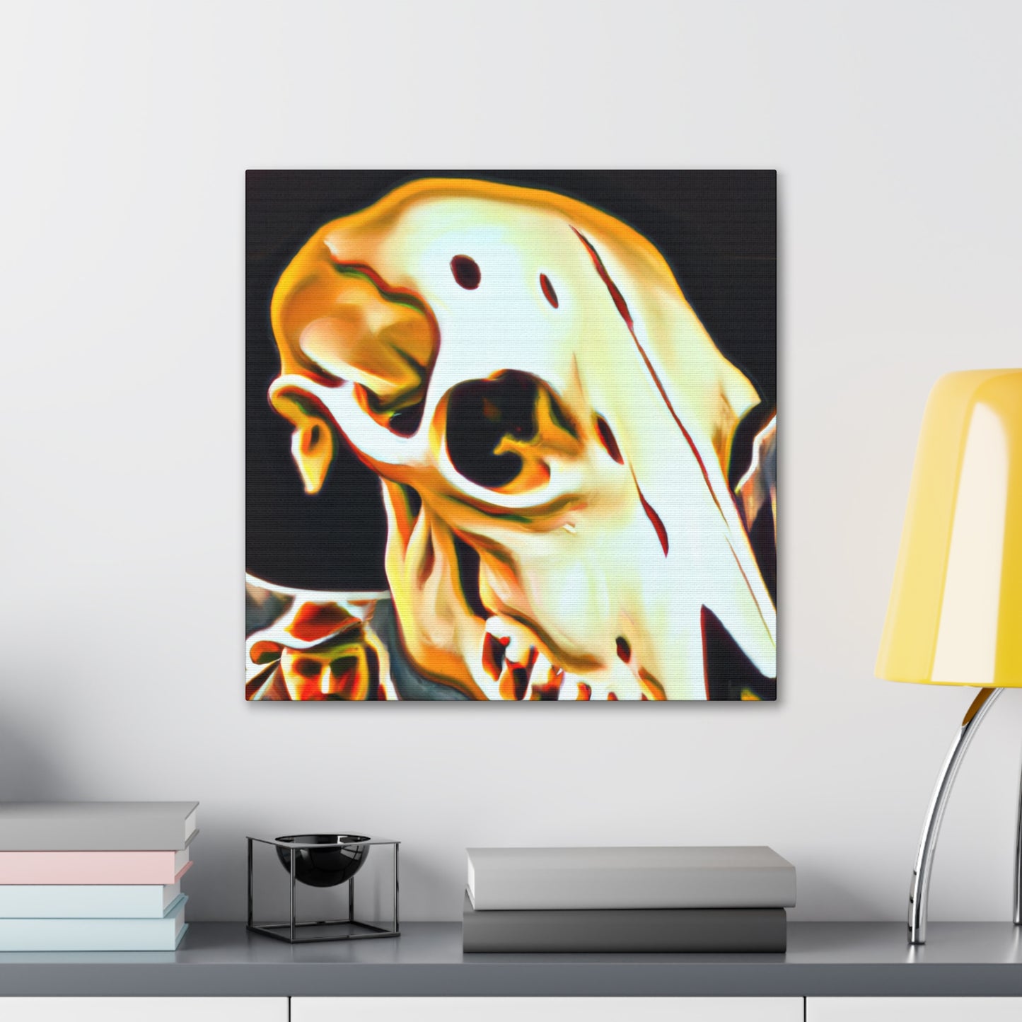 "The Cow Skull Portrait" - Canvas