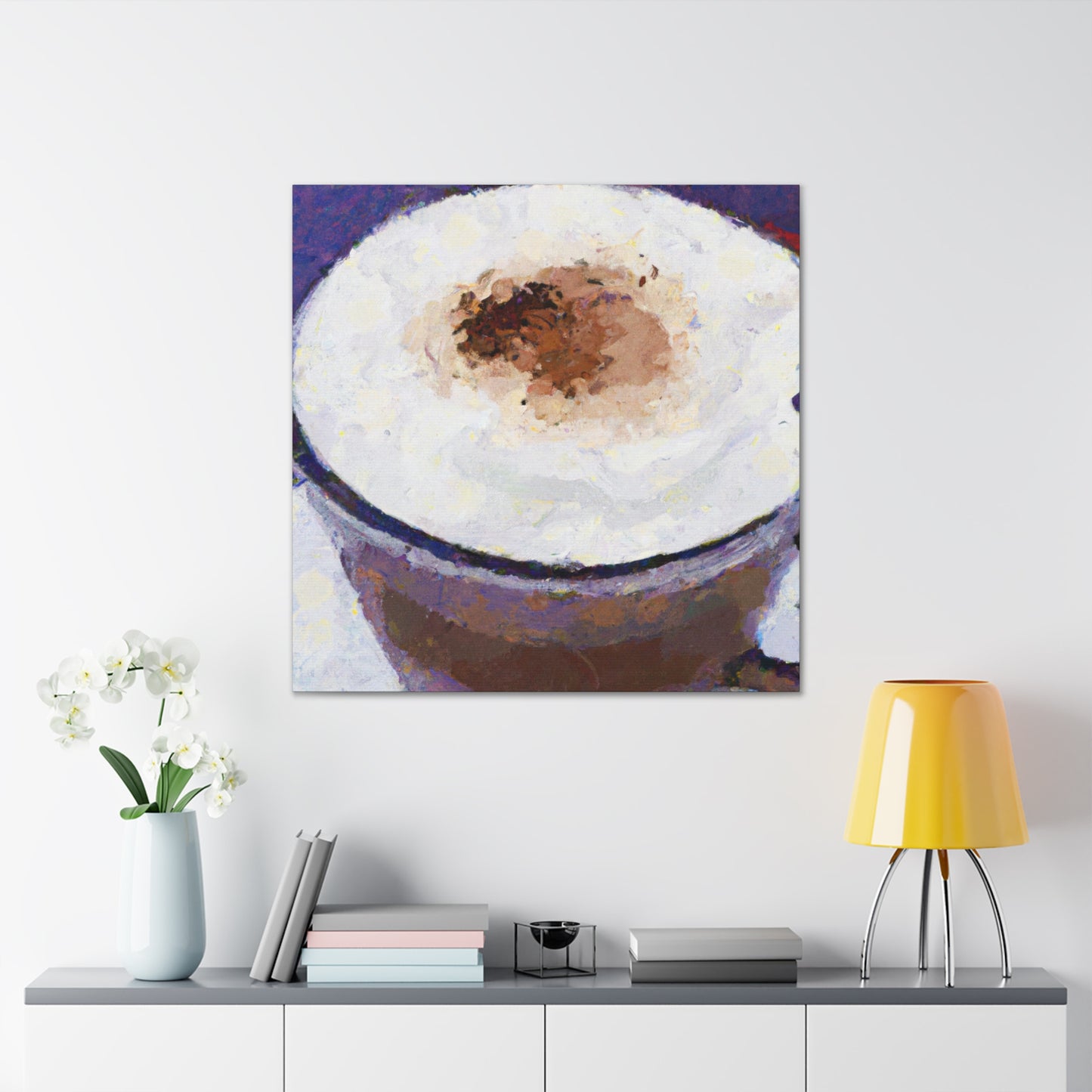 "A Cappuchino Impression" - Canvas