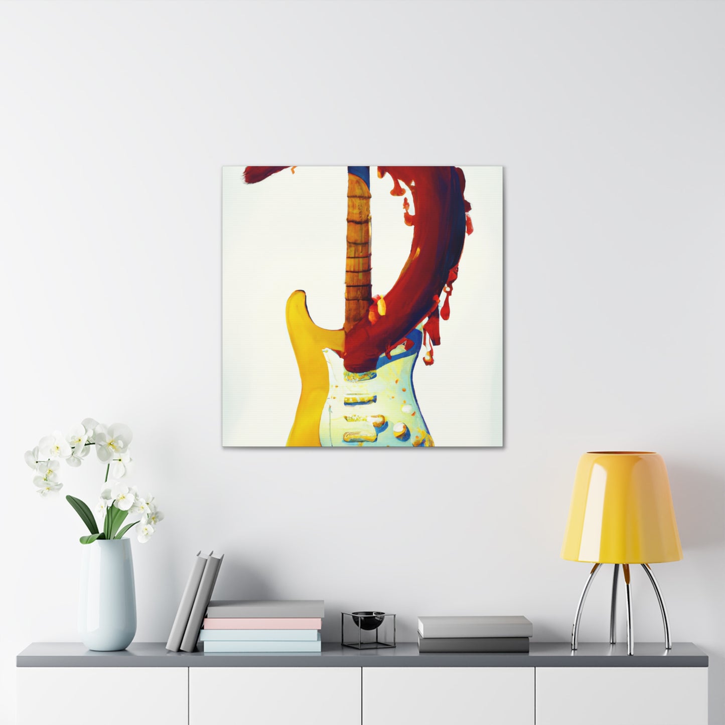 "Fender in Digital Art" - Canvas