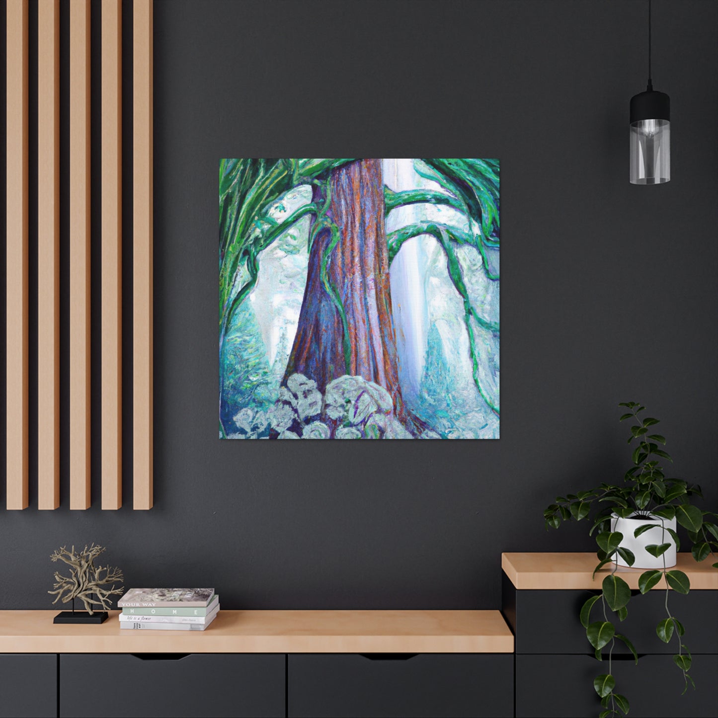 "Majestic Sequoia Trees" - Canvas