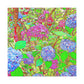 "Blooming Hydrangea Bouquet" - Canvas