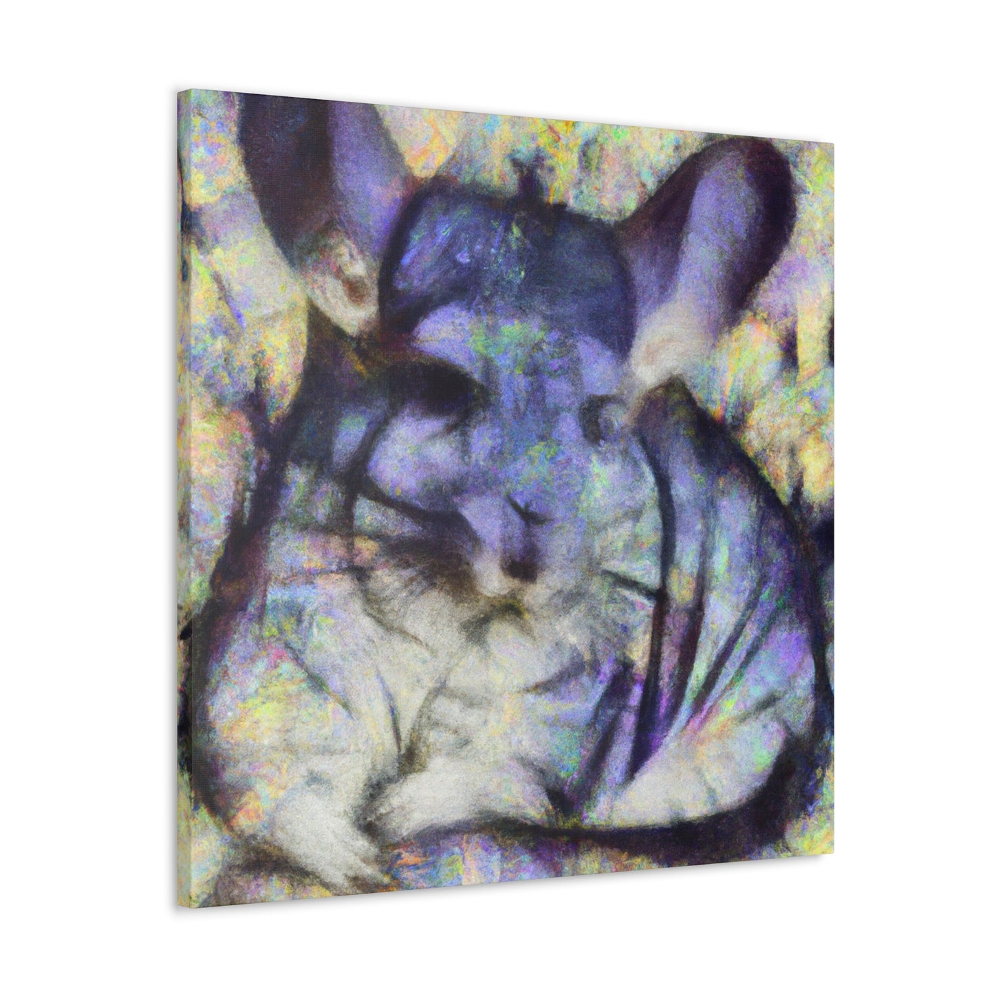 Chinchilla's Whimsical Dance - Canvas