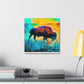 "Majestic Bison Splendor" - Canvas