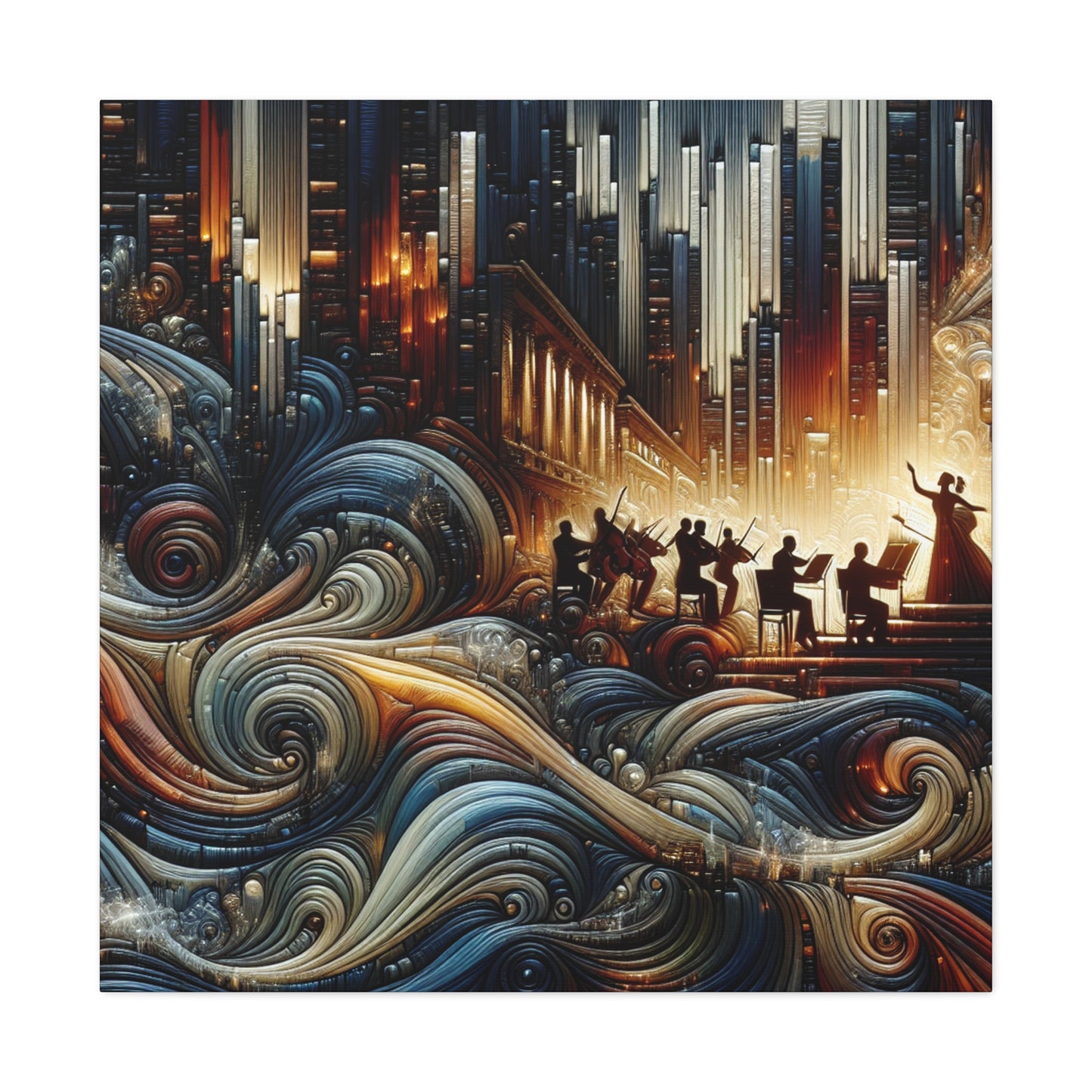 Sonic Serenade Symphony - Canvas