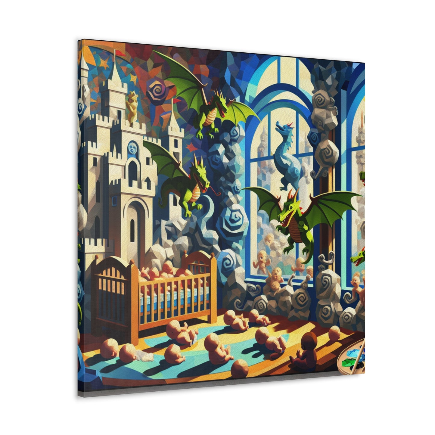 Enchanting Dragon Fantasy - Canvas