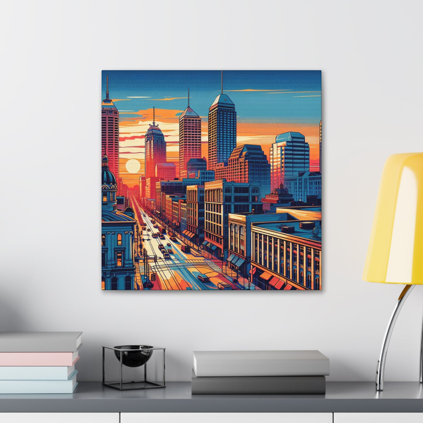 "Glimpses of Indianapolis" - Canvas