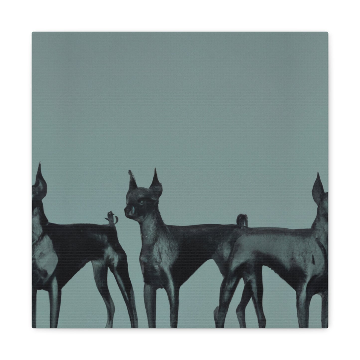 Doberman Dreamscape Scene - Canvas