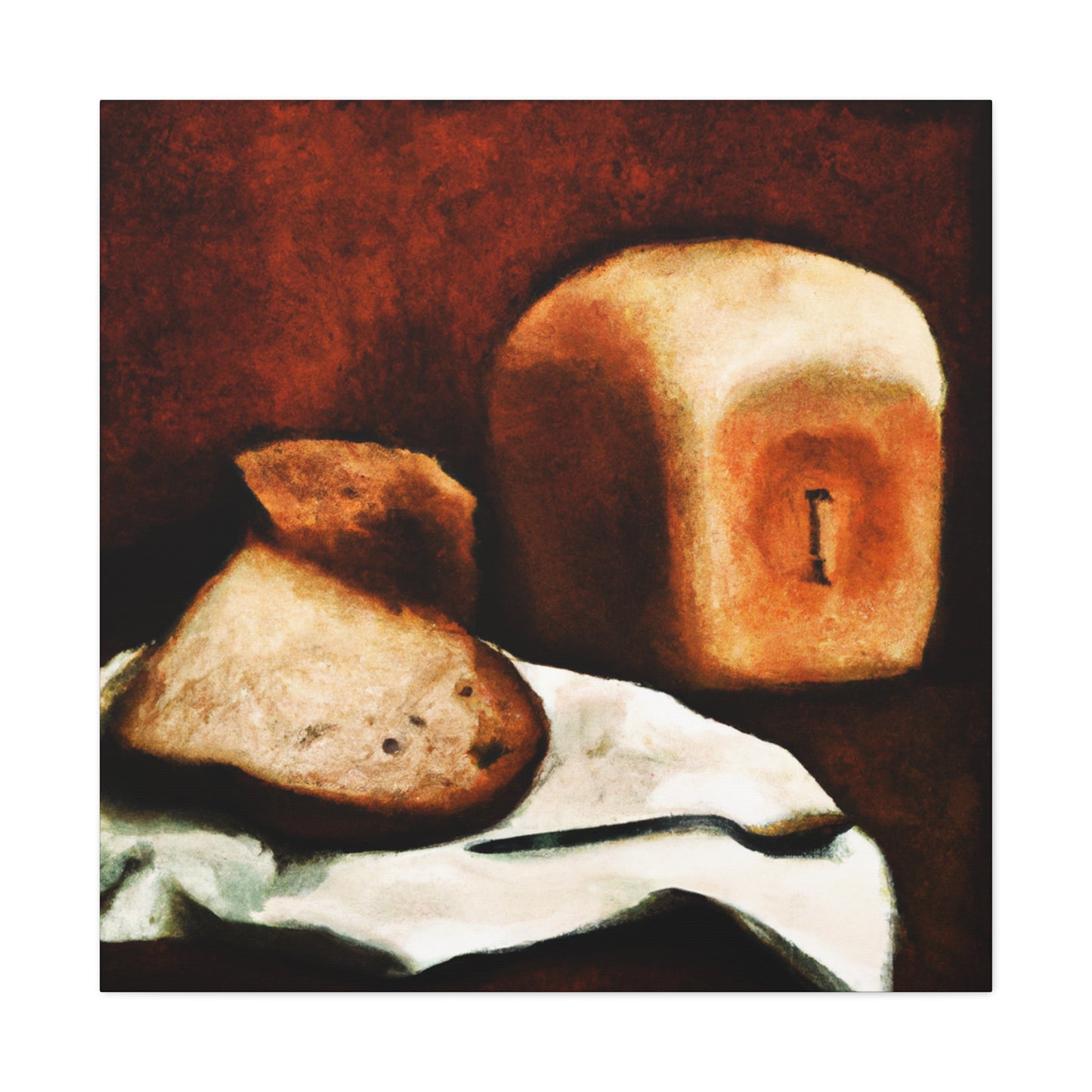 Bread in Eclipse Moon. - Canvas