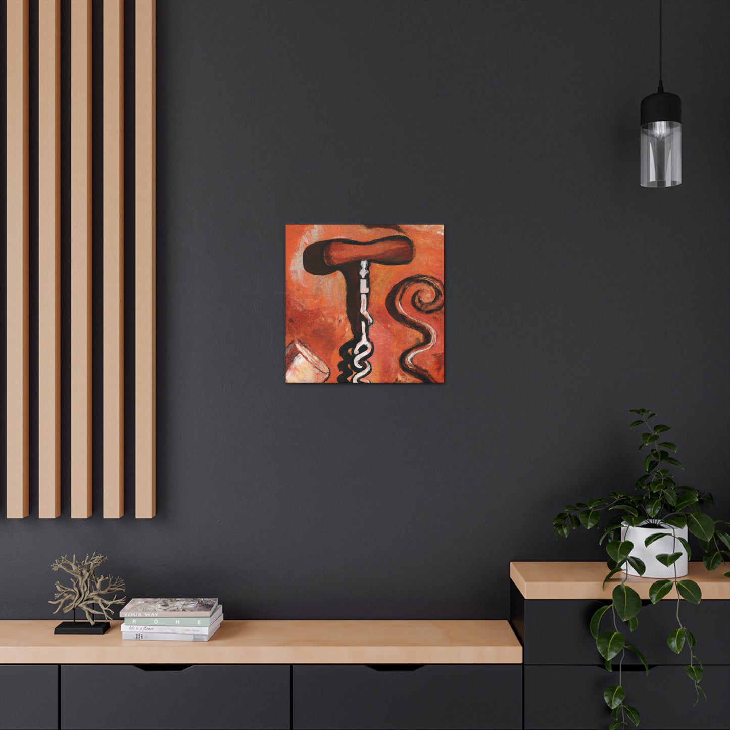 "Corkscrew Whimsicality" - Canvas