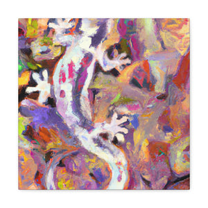 Geckos in Impressionism - Canvas