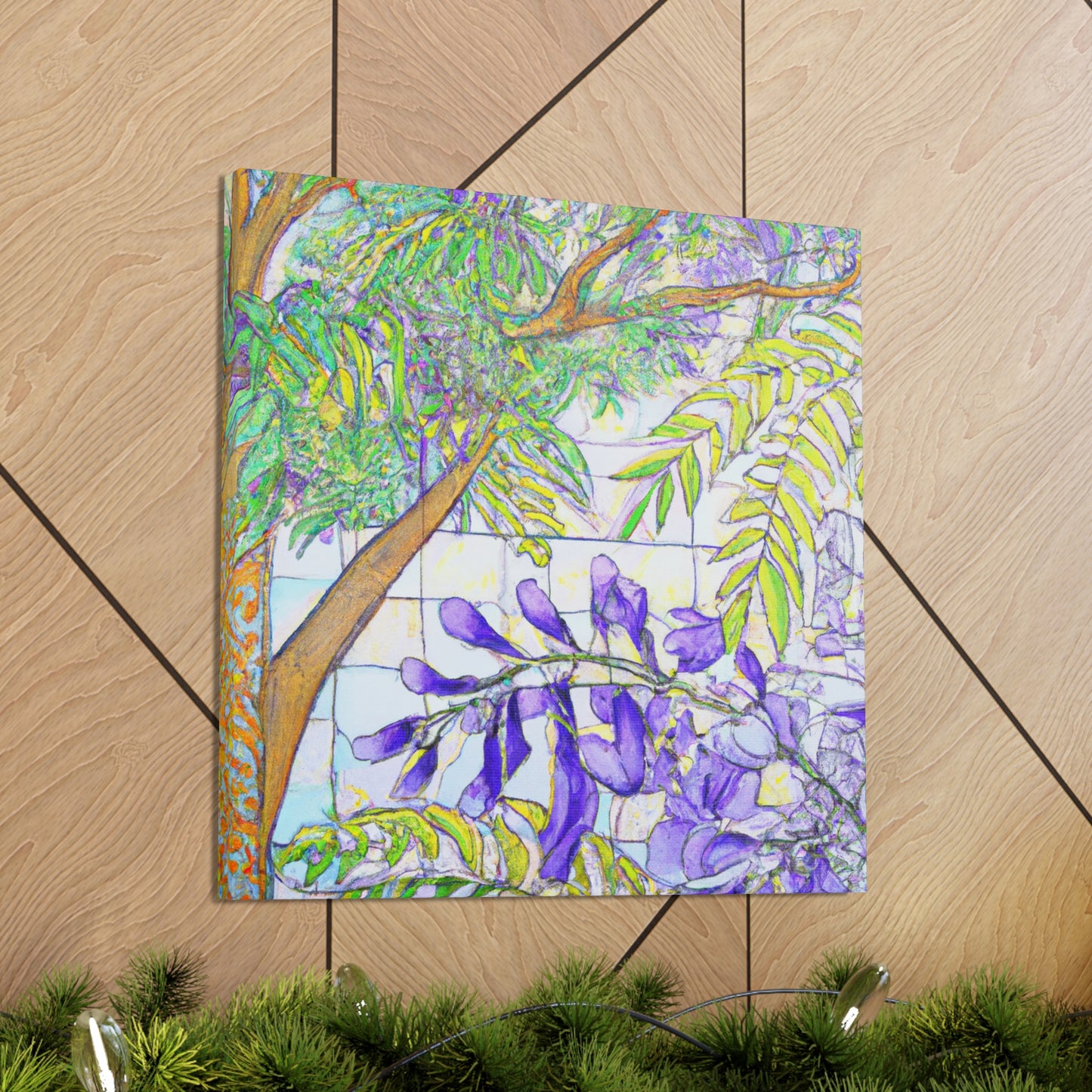 "Jacaranda in Moonlight" - Canvas