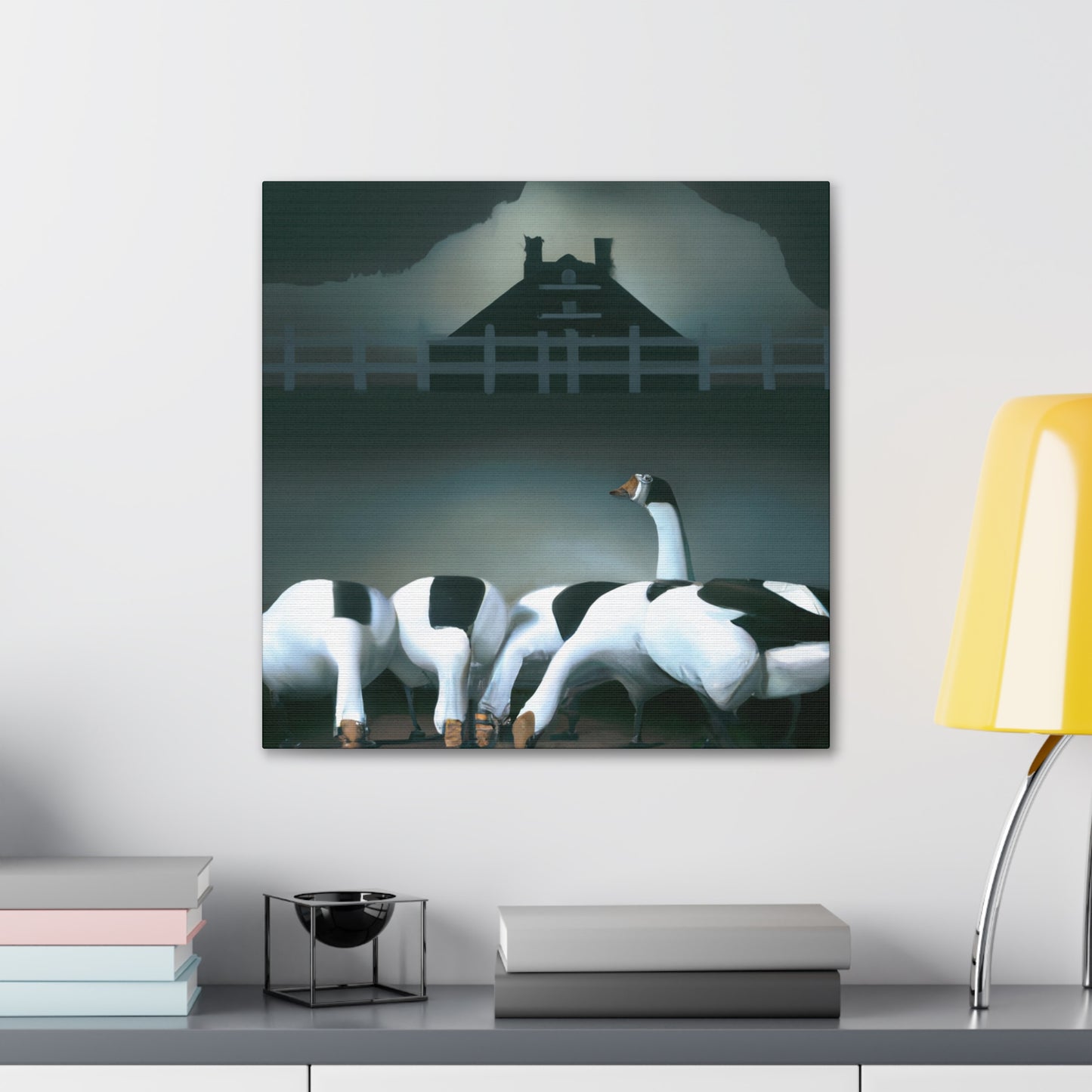 Geese in the Golden Age - Canvas