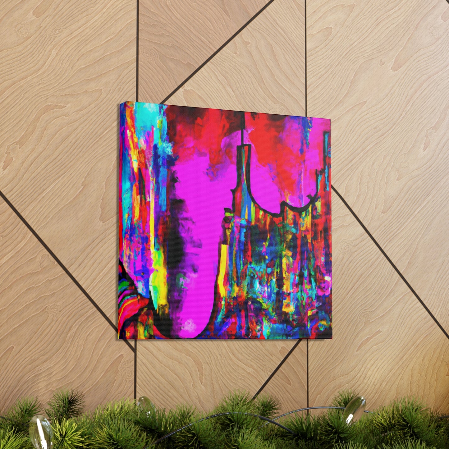 Vibrant Celestial Symphony - Canvas