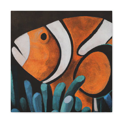 "Funny Clownfish Artwork." - Canvas