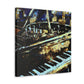 "Piano in Moonlighting" - Canvas